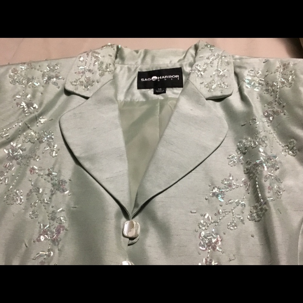 2 pc Designer Bling Church Suit.